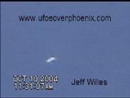 UFOS OVER PHOENIX AZ - Jeff Willes Ufo footage